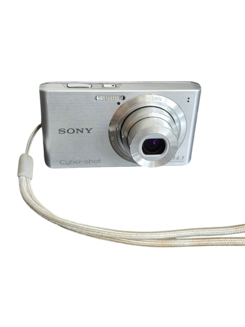 Sony Cyber-shot DSC-W610 Aparat cyfrowy kompaktowy | Srebrny | 14.1 MP | 4x Zoom | 2012 | Digicam | Używany